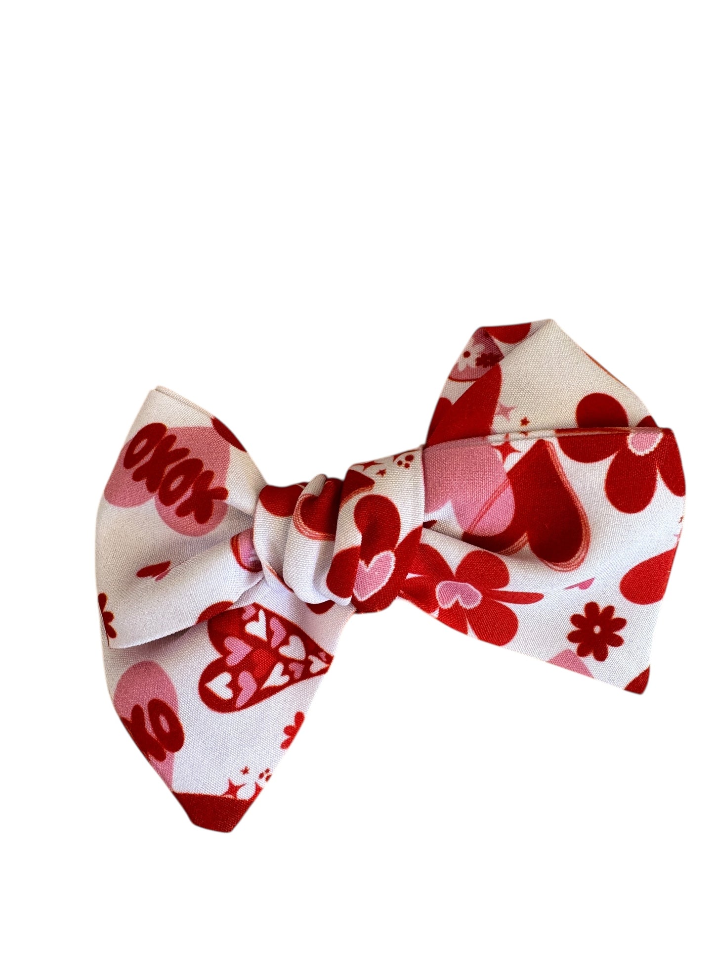 Love and Hearts Hair Bows - Valentine's Day Hair Bows for Girls