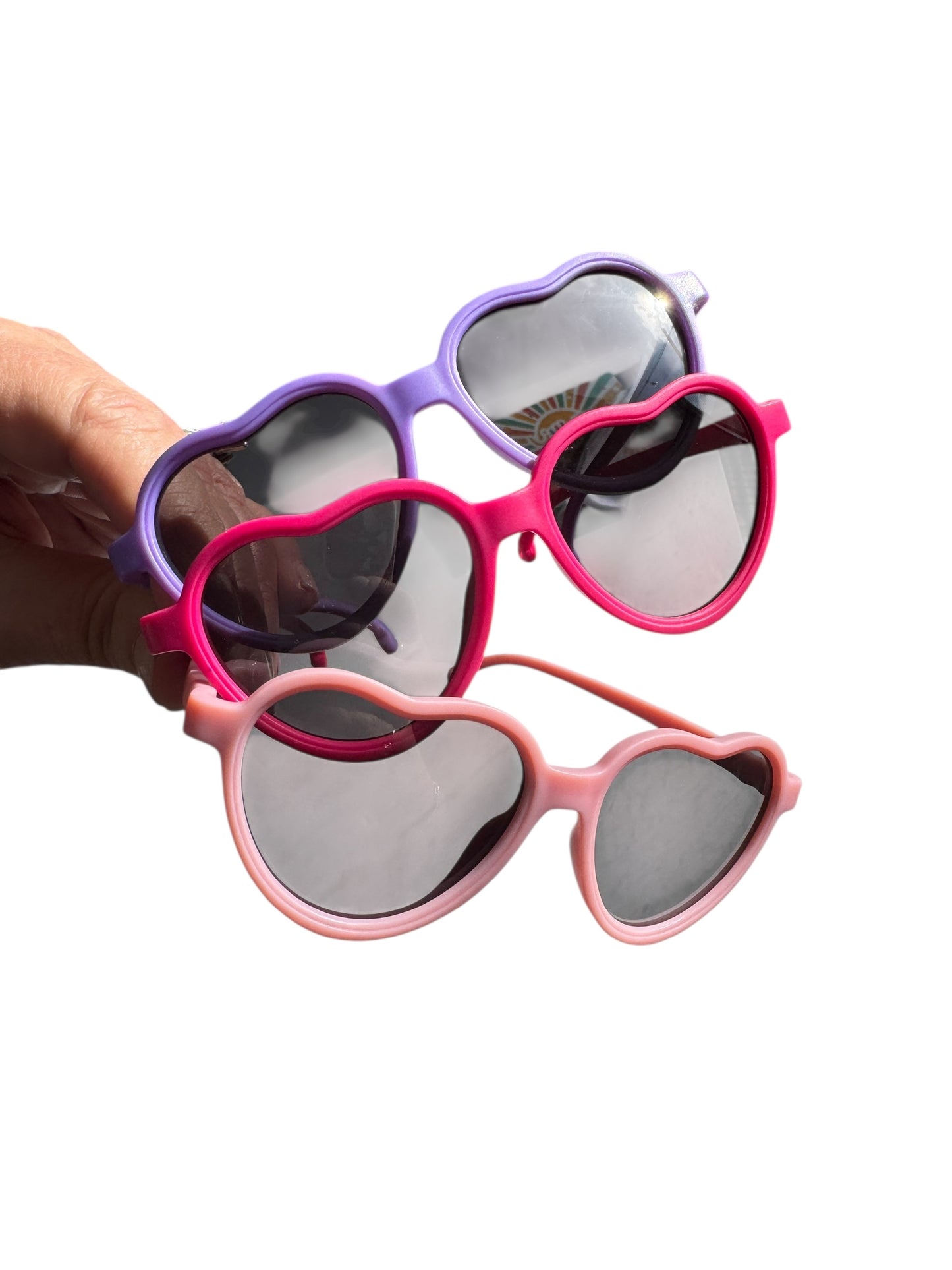 Heart Sunglasses for Infants Ages 0 - 1 | Kids UV Protection