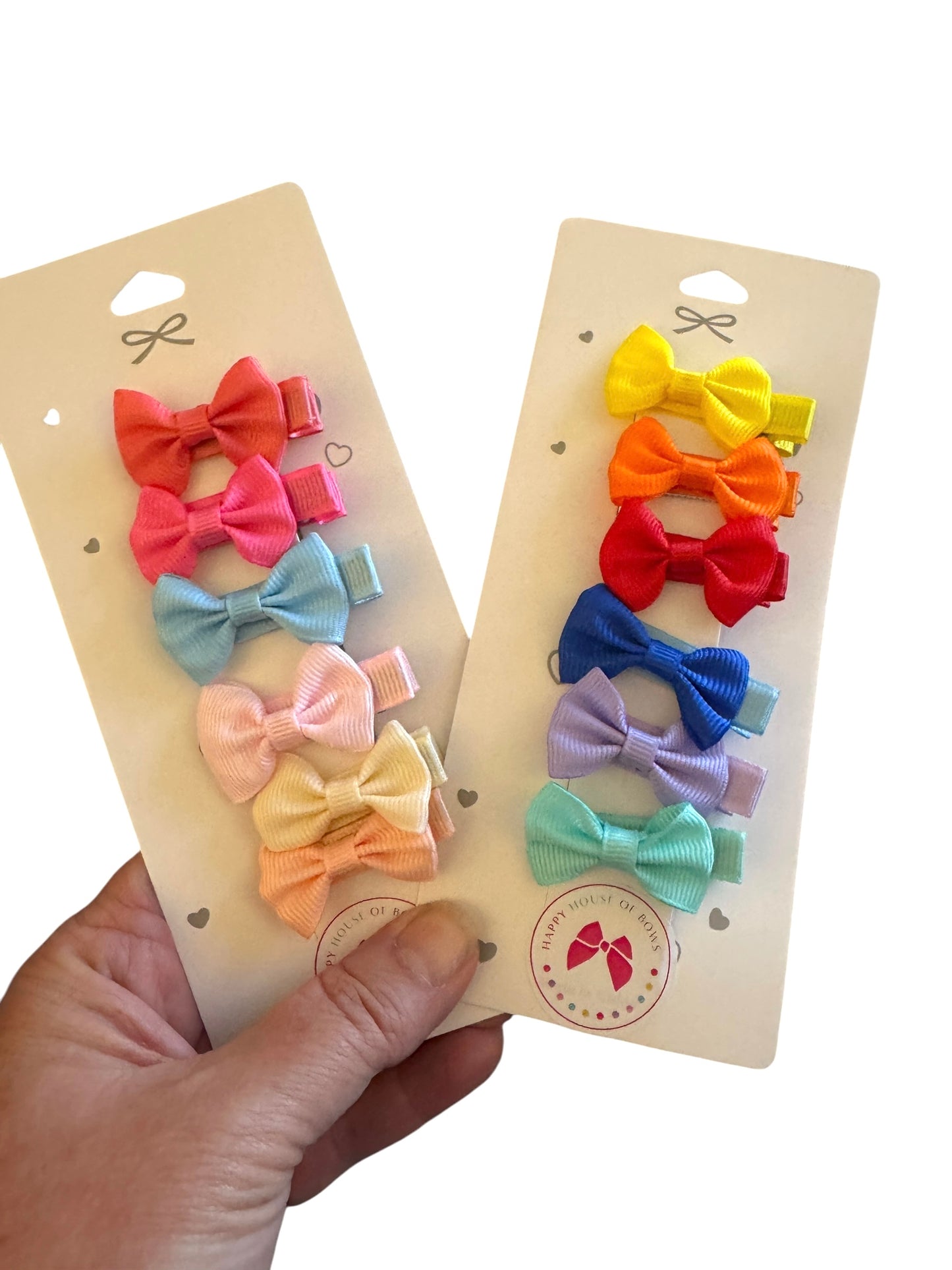 *Mini Ribbon Baby Clips