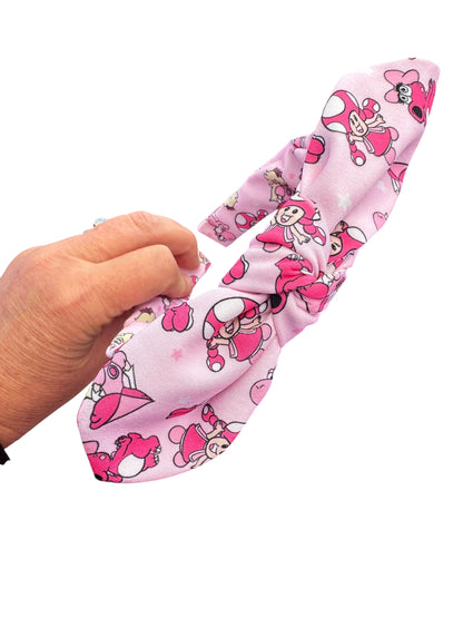 Princess Peach Headband for Girls - Character Fabric Headband for Kids