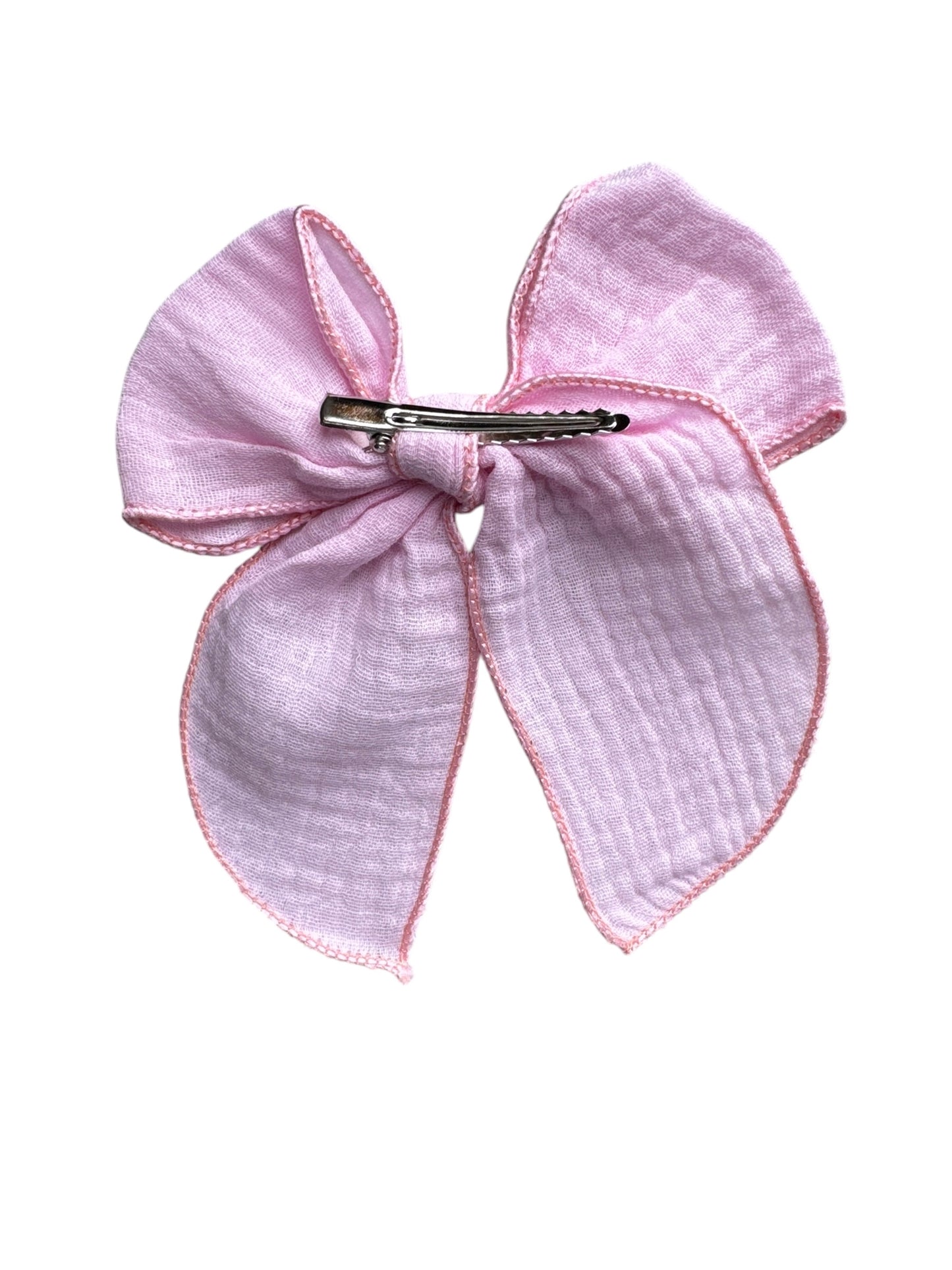 Spring Muslin Hair Bows for Girls | Alligator Clip Bows