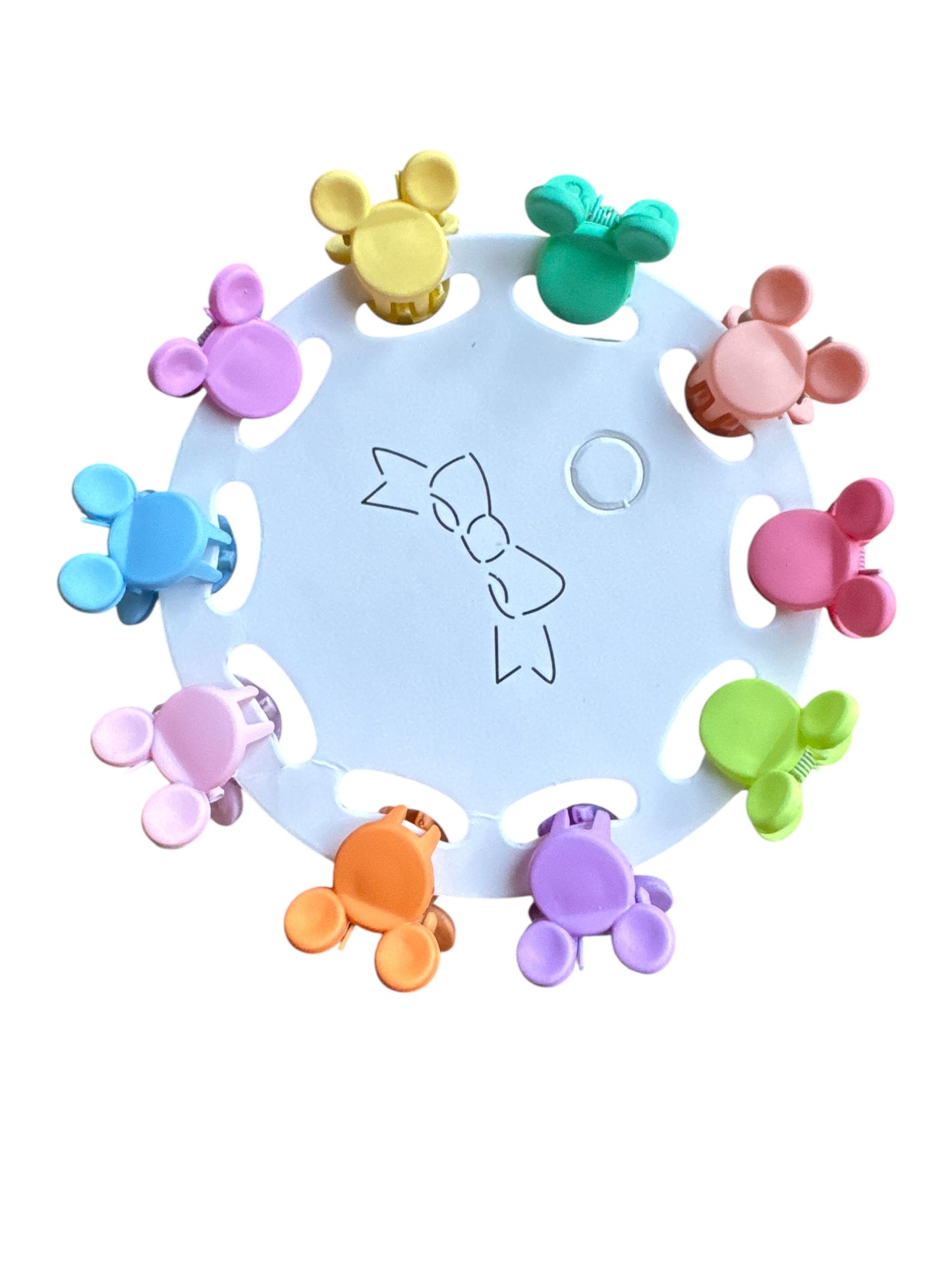 Mini Mouse Claw Clips for Girls - Non-Slip Hair Clips for Girls