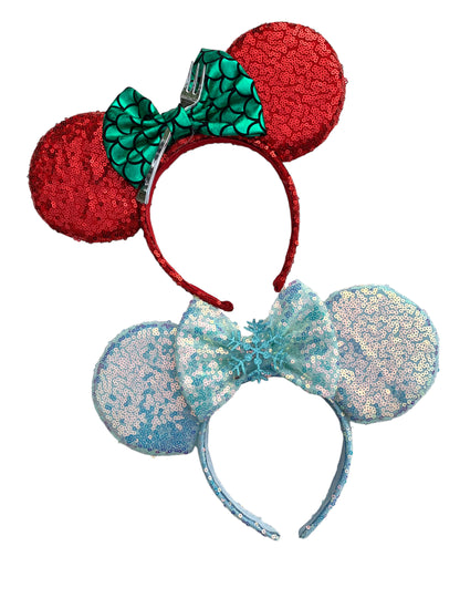 *Chunky Princess Mouse Ear Headband