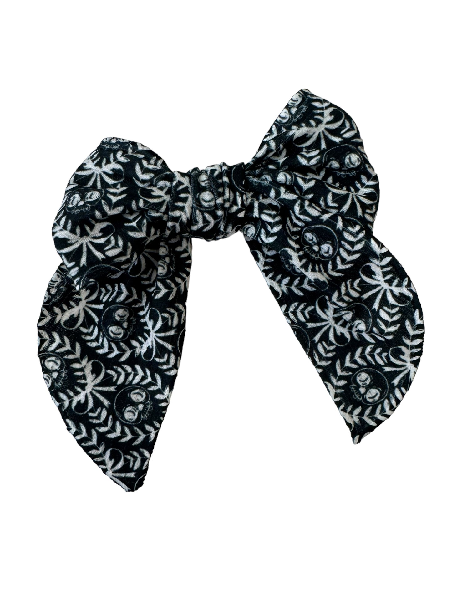 Black Skeleton Hair Bows