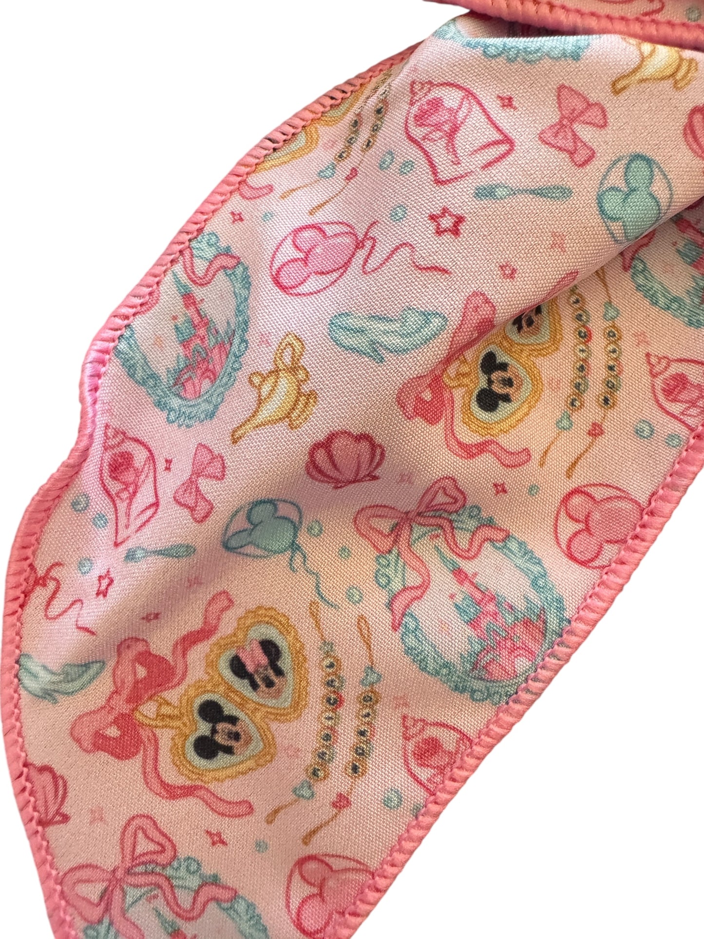 Pink Magical World Hair Bows for Girls
