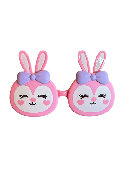 Pink and Purple Bunny Sunglasses for Toddlers Ages 3 - 10 | Kids UV Protection