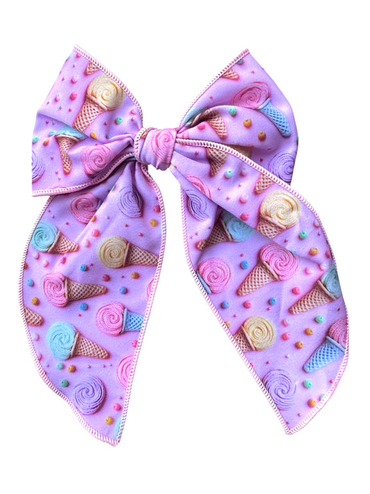 *Ice Cream Shop Hair Bows