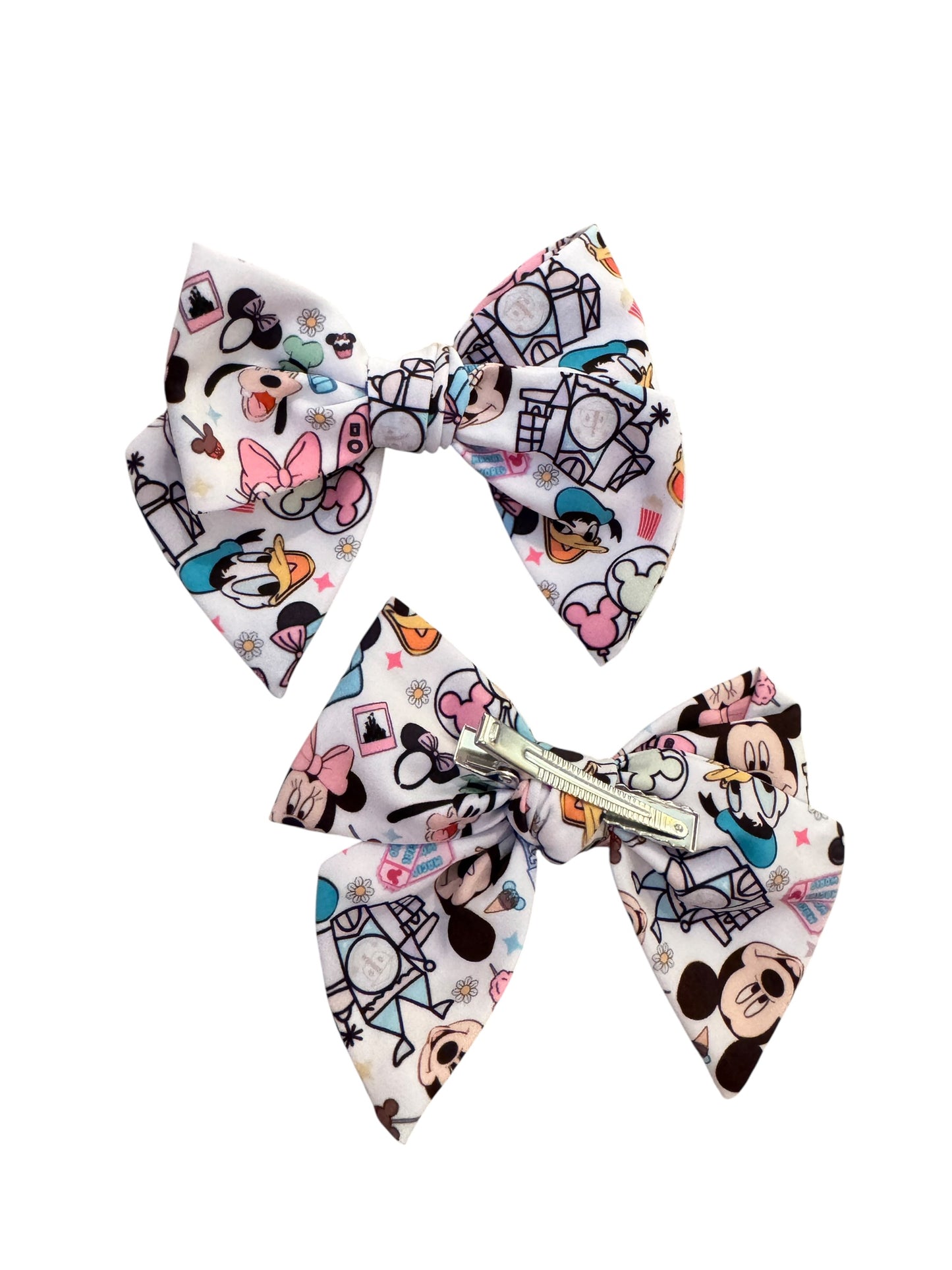 Pink Magic Park Hair Bows for Girls