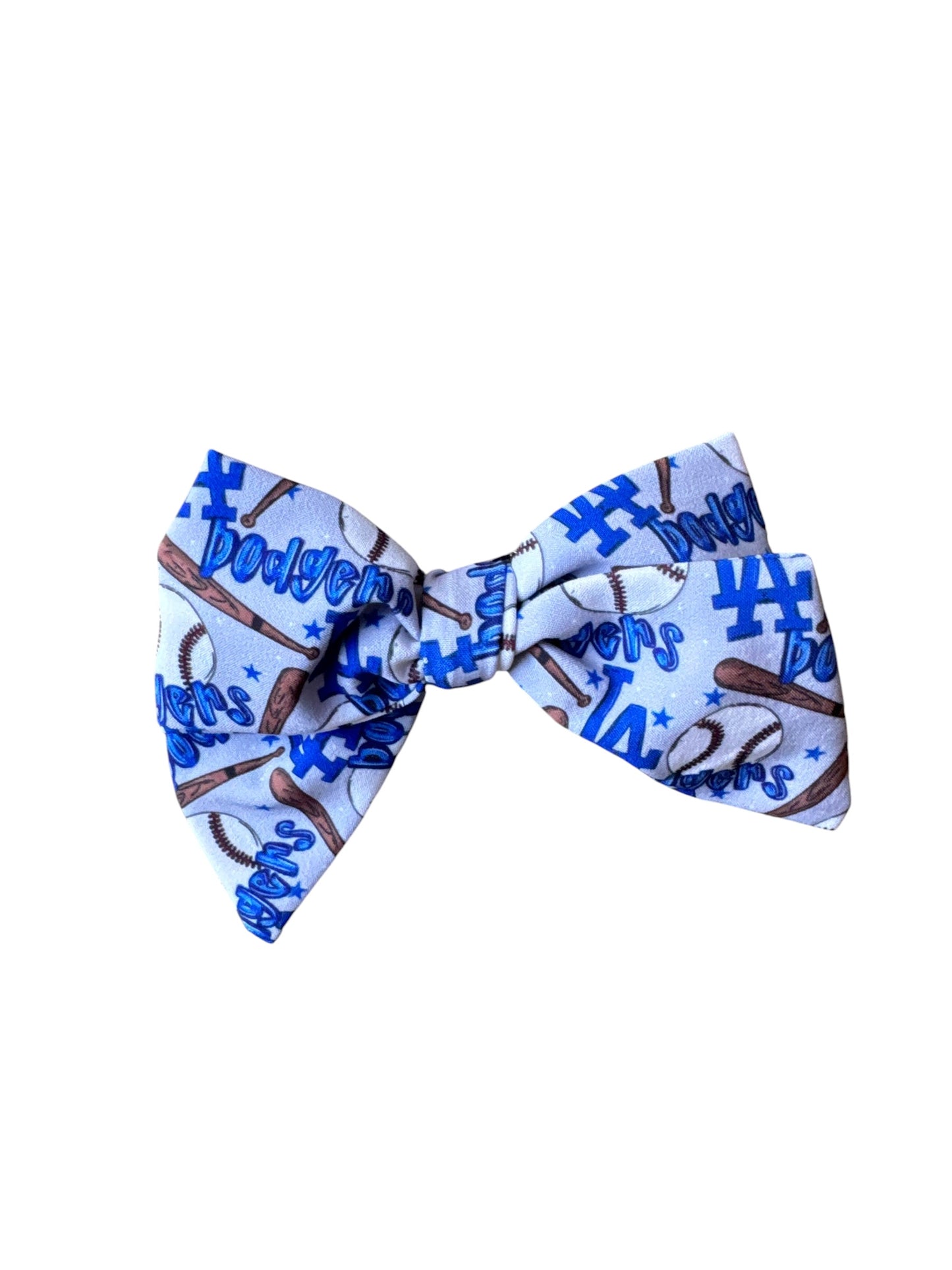 Dodger Baseball Hair Bows for Girls - Sports Bow with Alligator Clip for Game Day