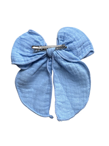 Spring Muslin Hair Bows for Girls | Alligator Clip Bows