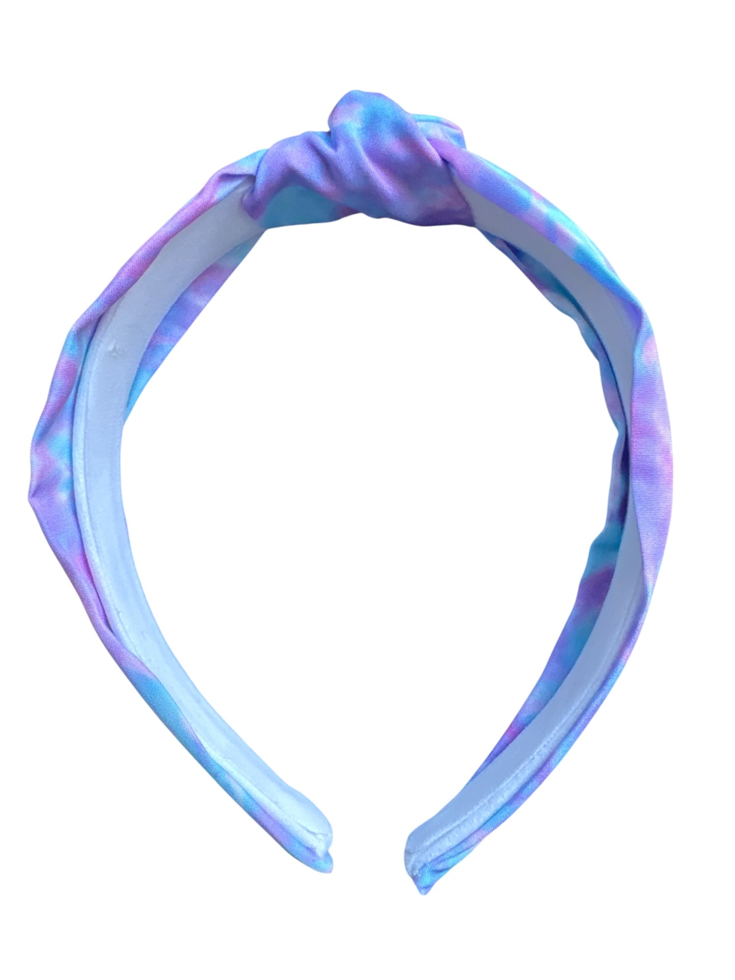 Blue Purple Tie Dye Headband for Girls | Easter Hair Accessory