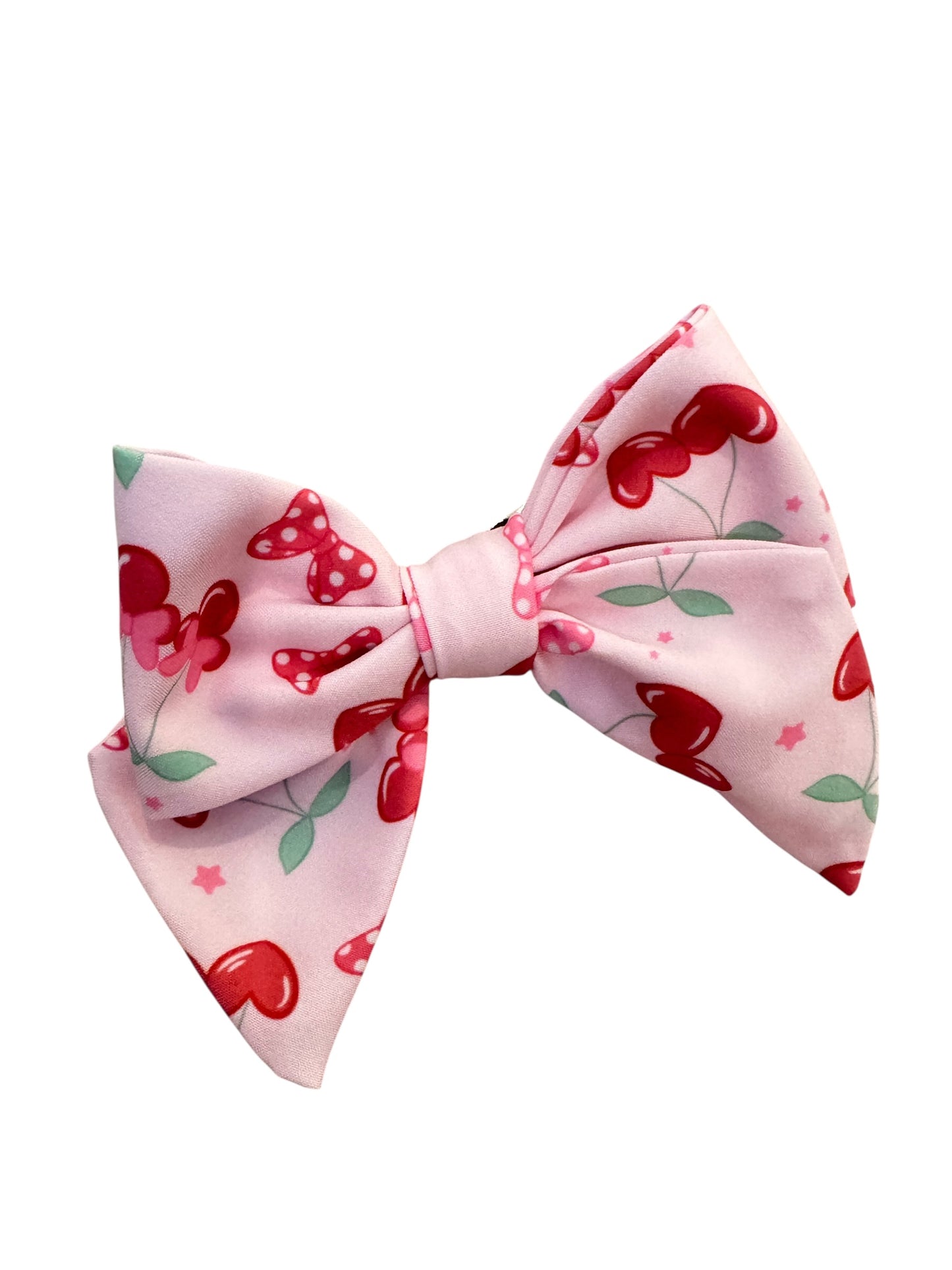 Cherry Mouse Hair Bows for Girls