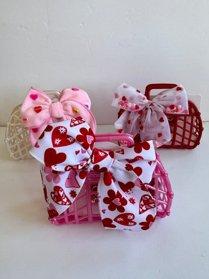 Valentine Love Baskets for Little Girls