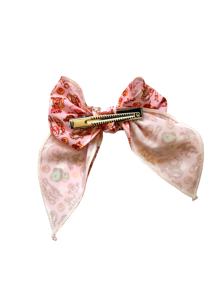 Toys Hair Bows for Girls – Small, Large & Pigtail Set | Movie-Inspired Fabric Bow