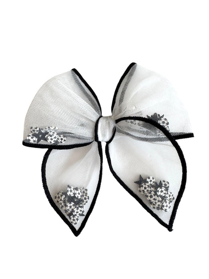 *Soccer Shaker Hair Bows