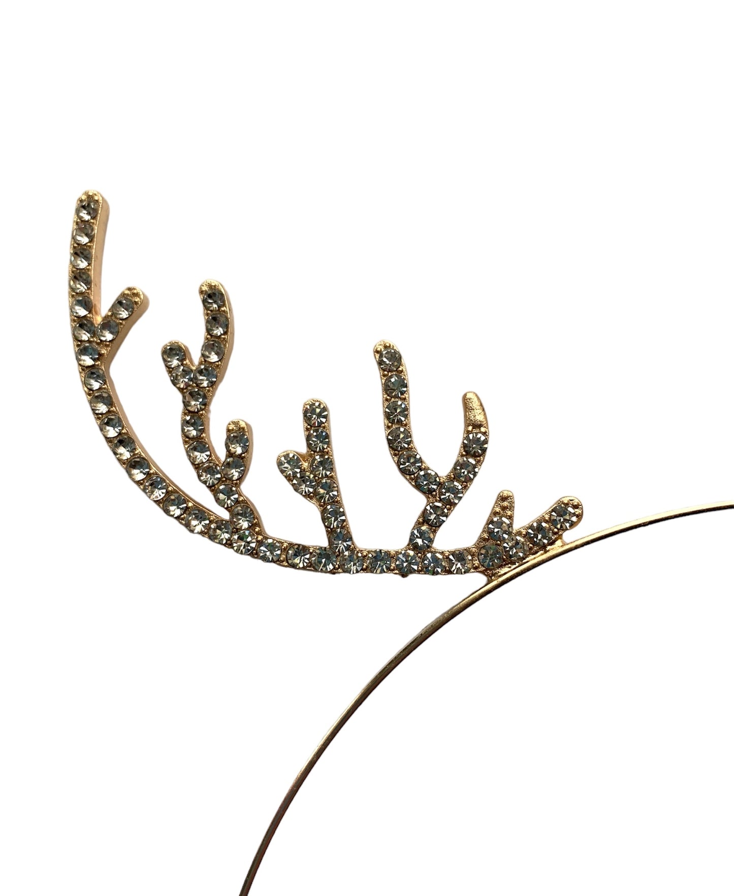 Gold Reindeer Headband