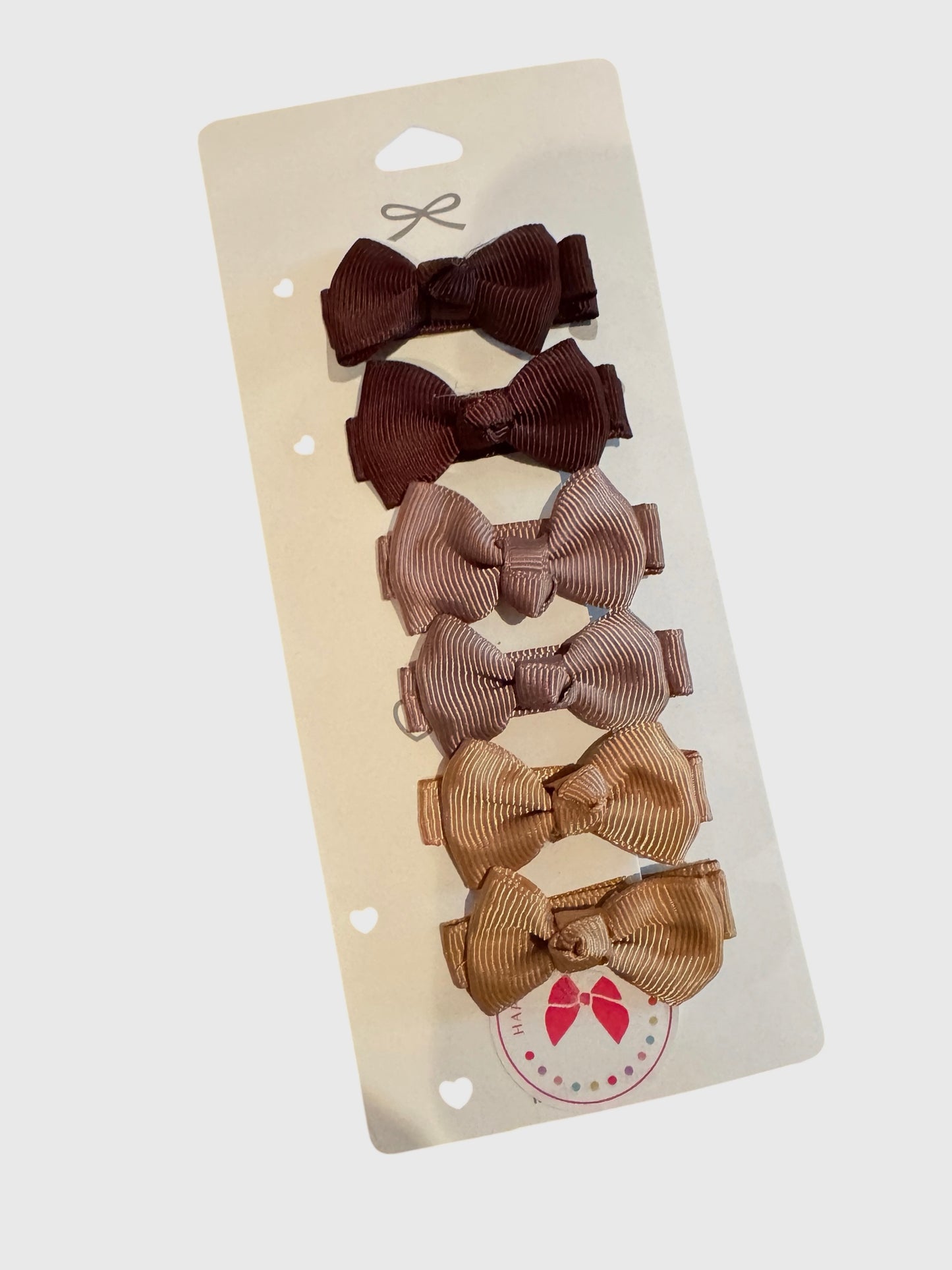 Mini Ribbon Baby Hair Clips - Tiny Bow Clips for Babies & Toddlers