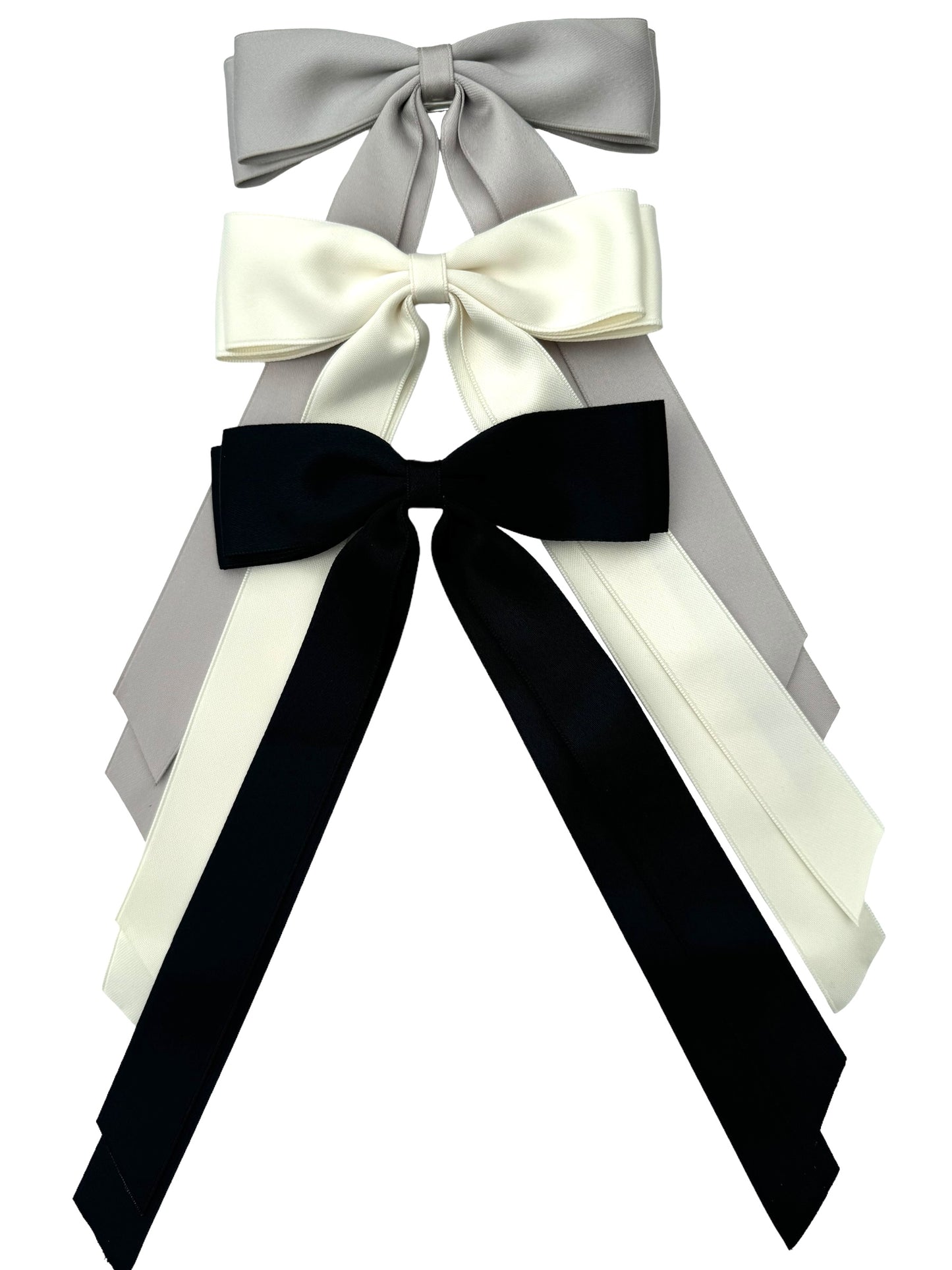 *Double Satin Streamer Hair Bow