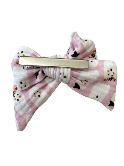 Sweet Pink Ghost Hair Bows