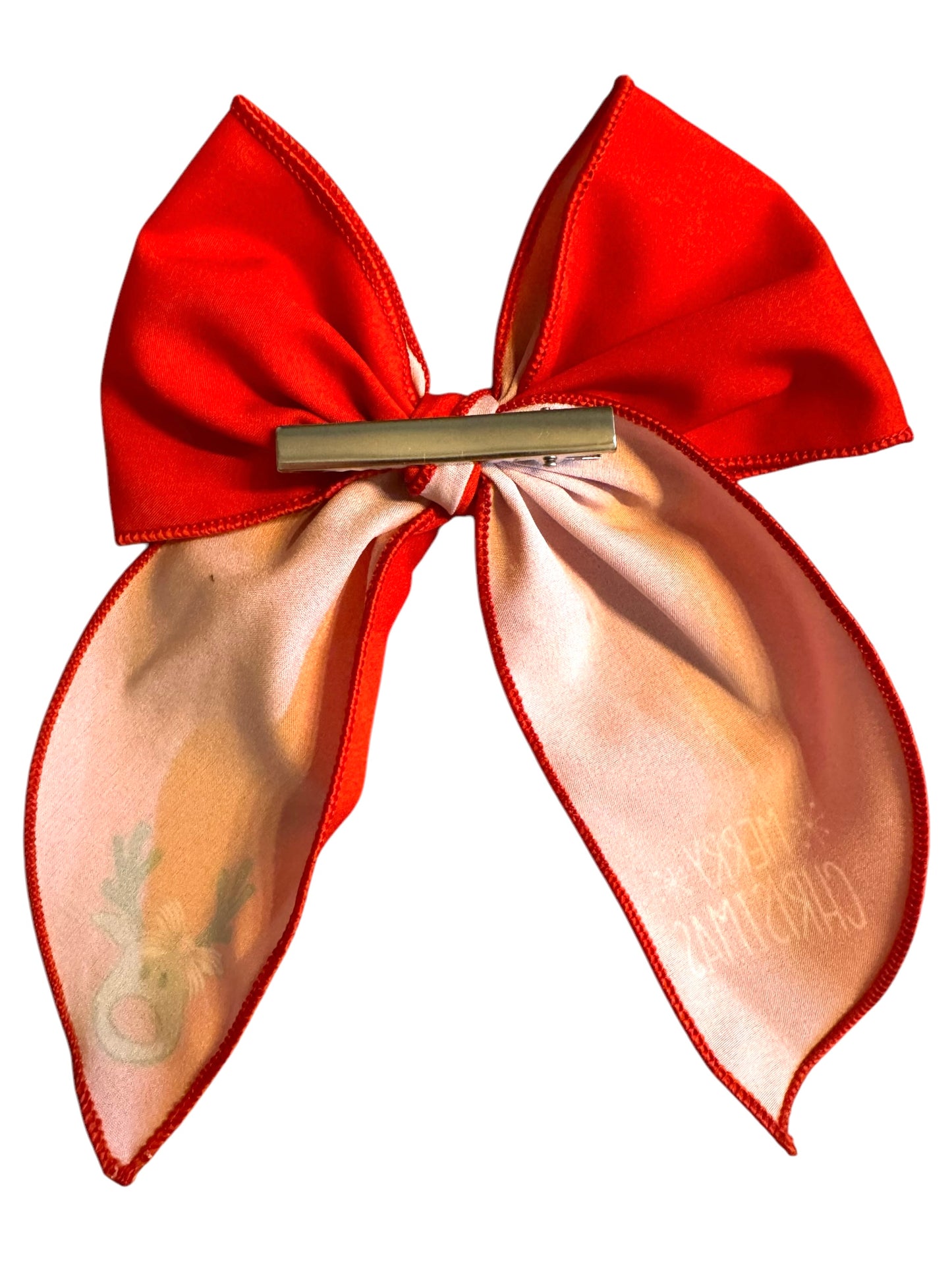 *Red Reindeer Hair Bow