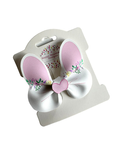 * Sweet Bunny Faux Leather Bows