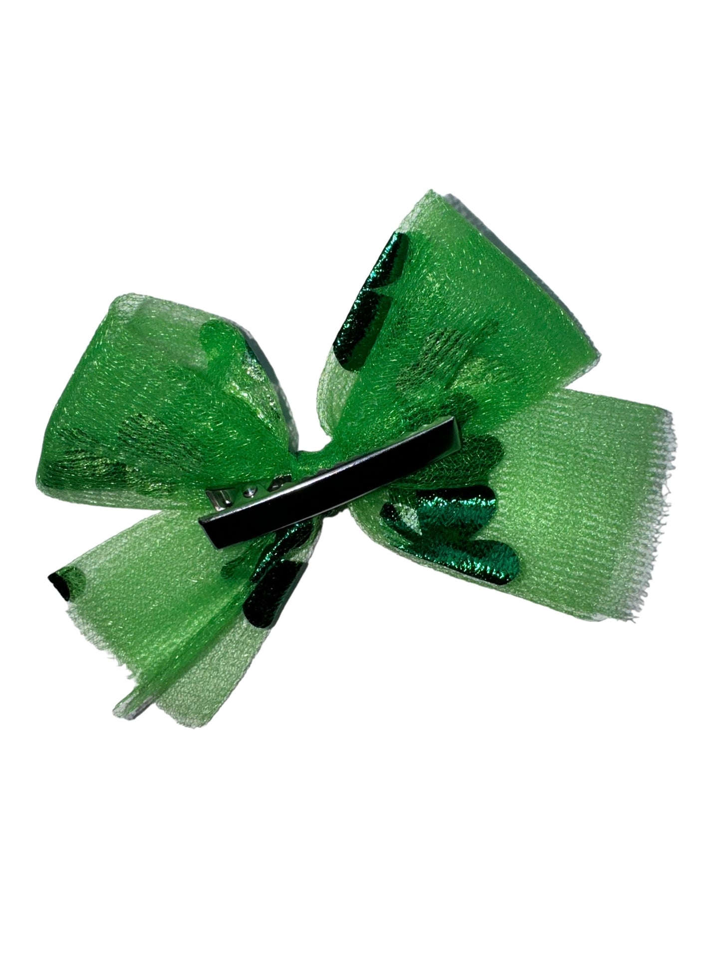 *Tulle Shamrock Hair Bow