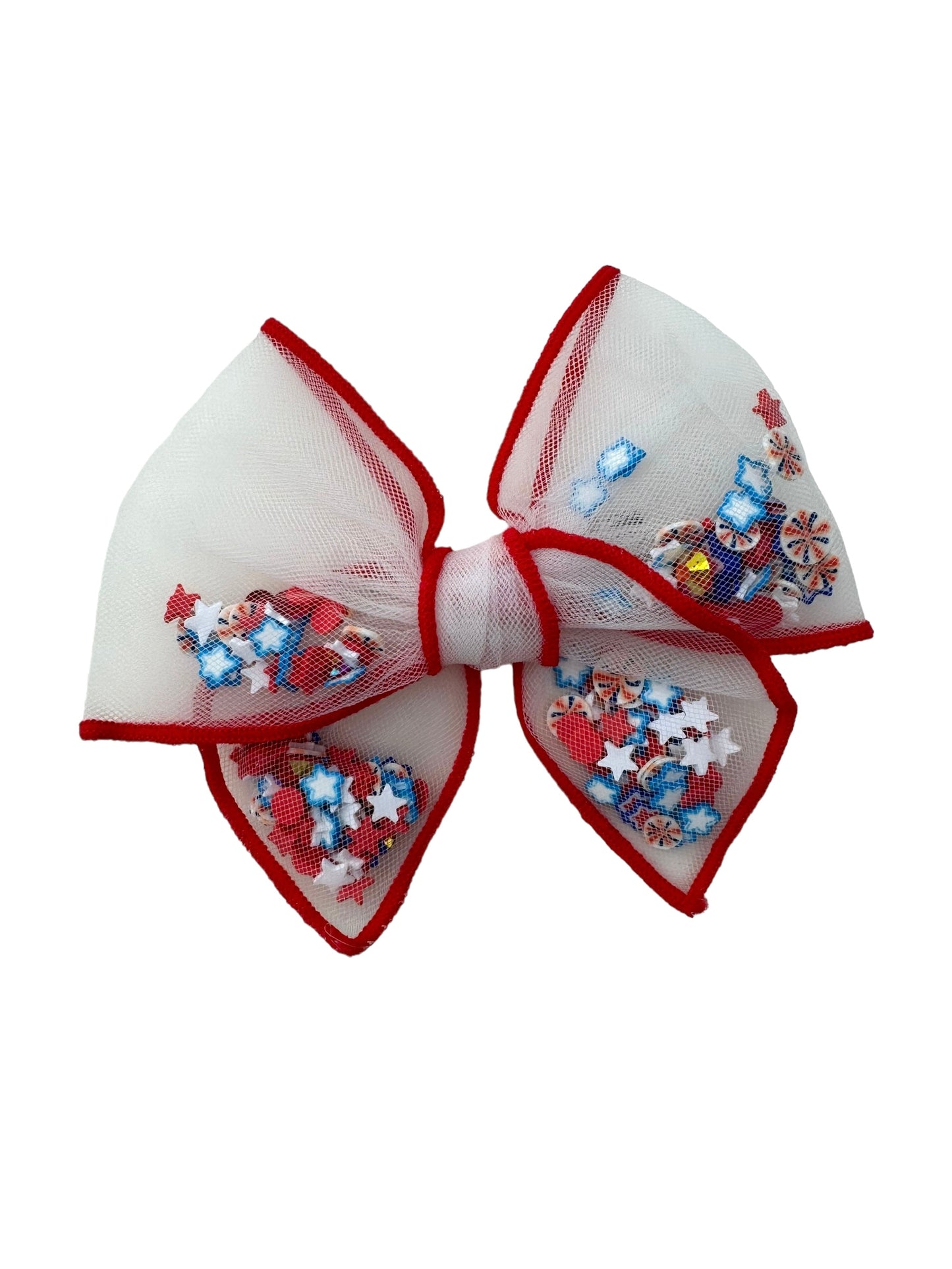 Patriotic Shaker Hair Bows