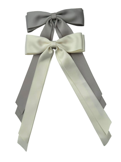 *Double Satin Streamer Hair Bow