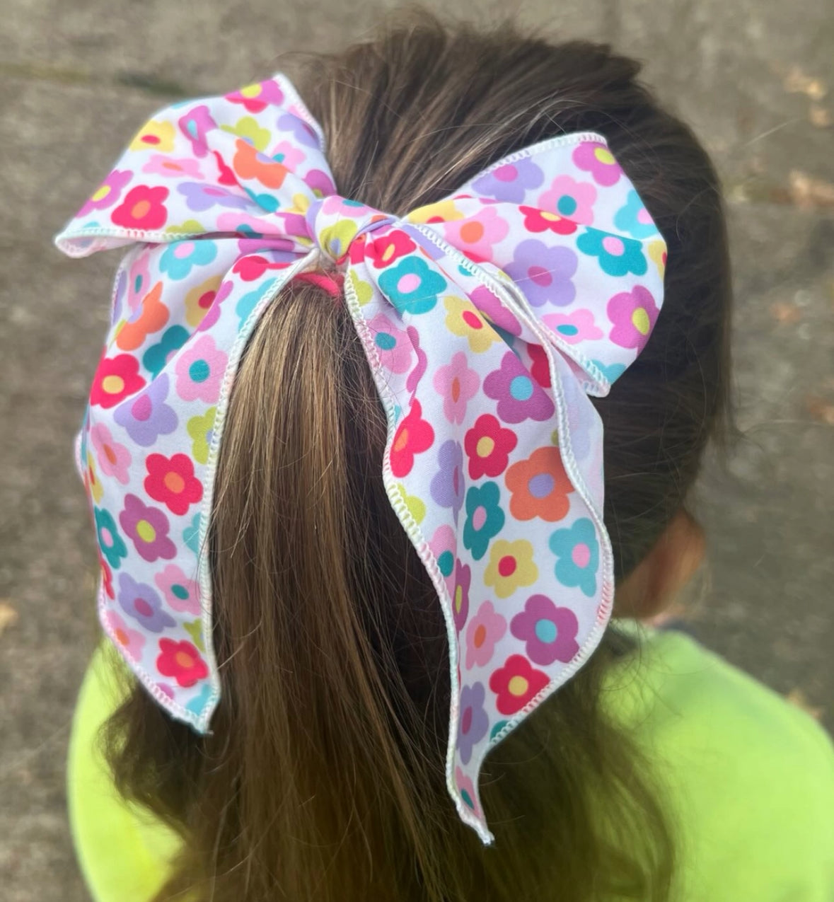 *Spring Floral Hair Bows