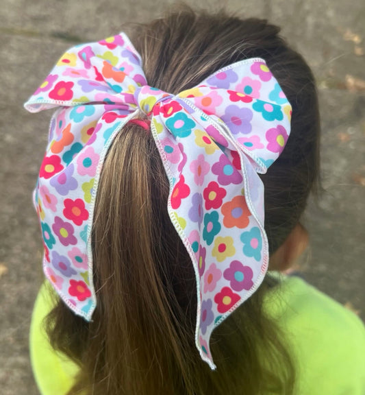 *Spring Floral Hair Bows