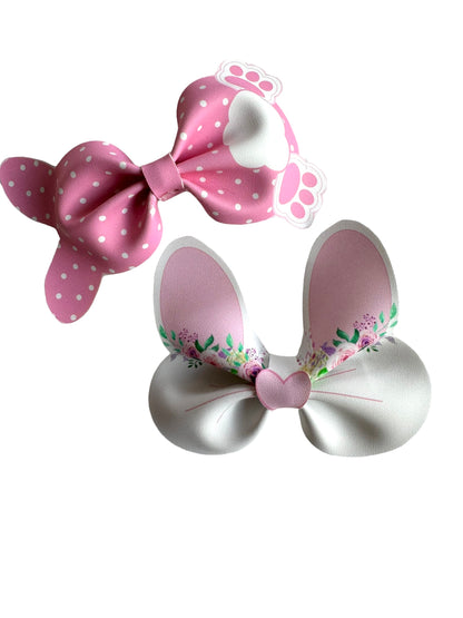 * Sweet Bunny Faux Leather Bows