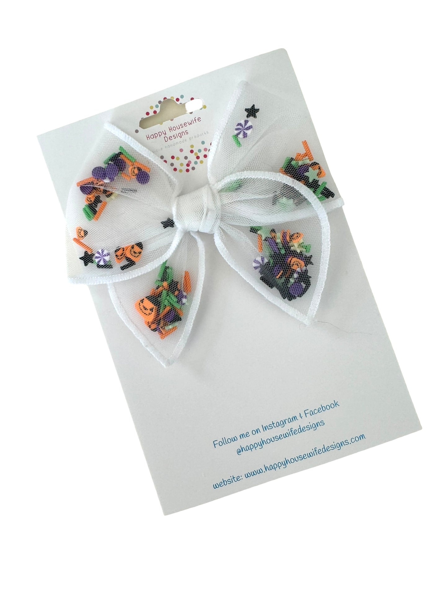 Halloween Shaker Hair Bow