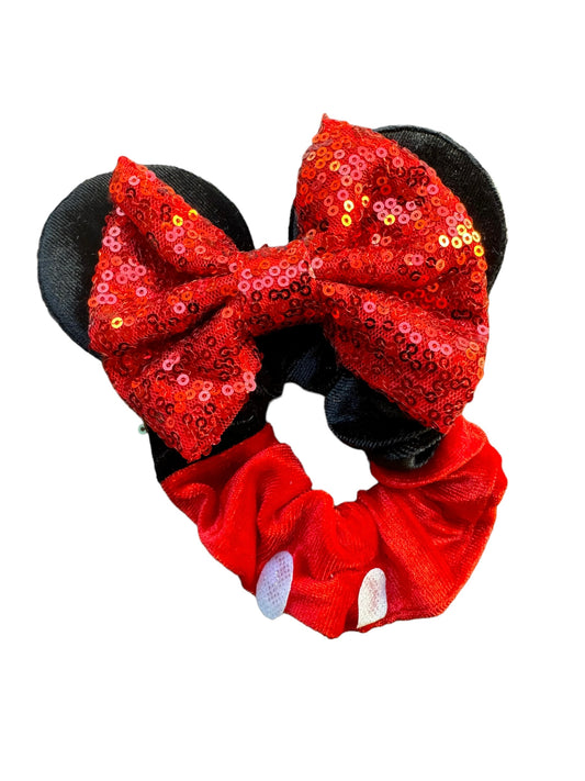 *Velvet Mouse Ear Scrunchies