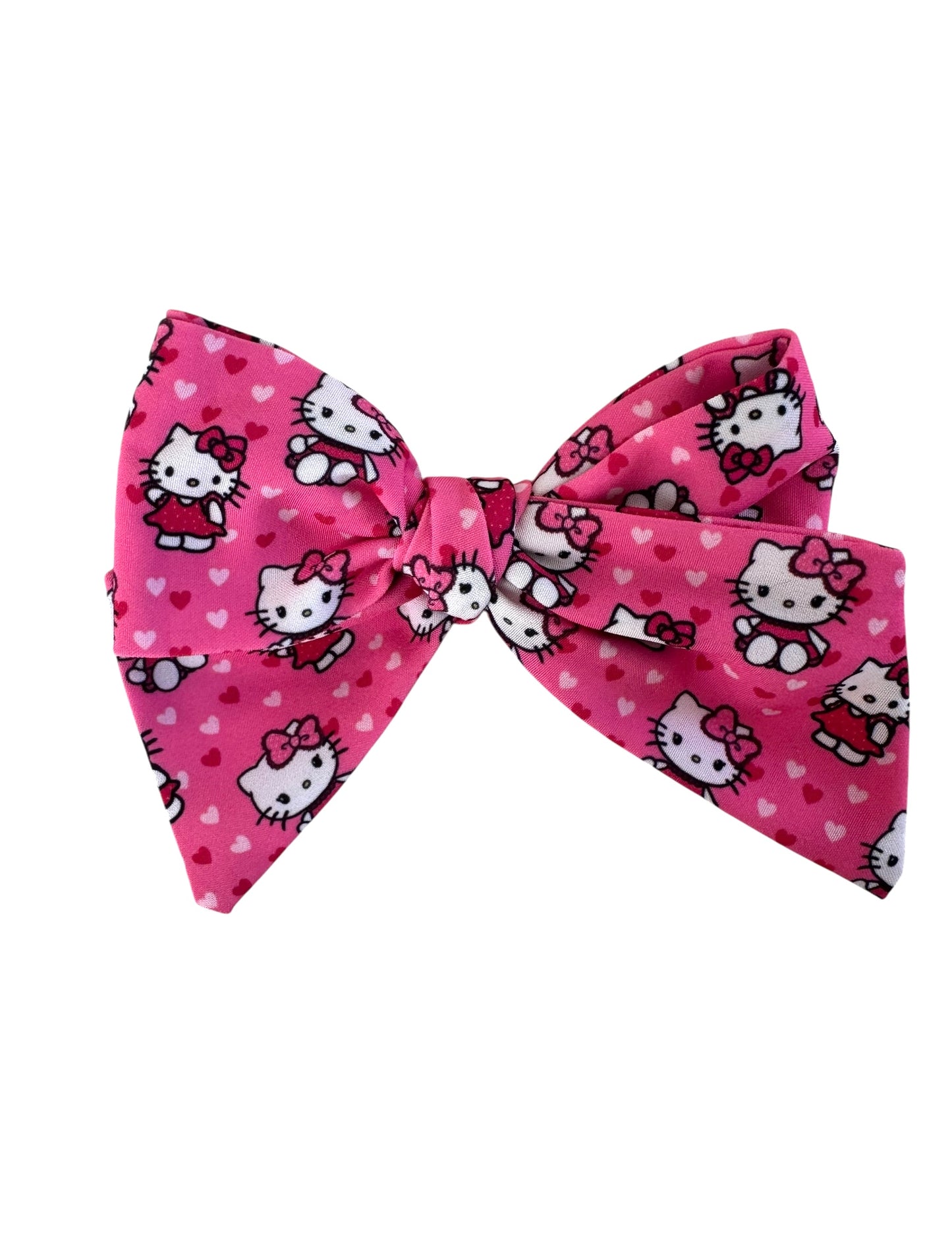 *Pink Kitty Hair Bows