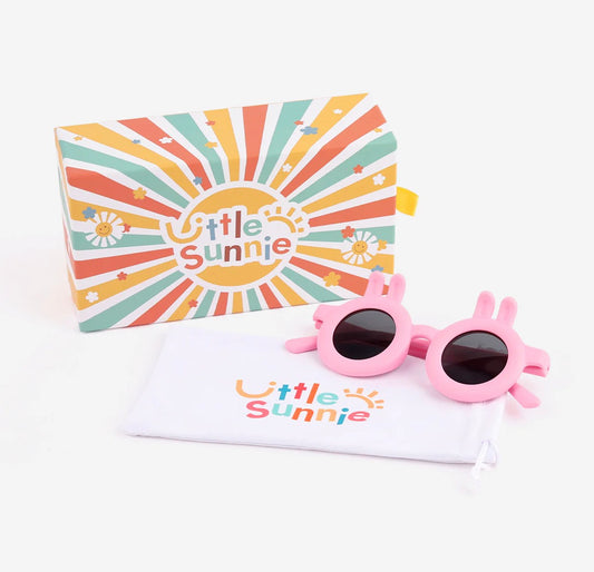 Pink Bunny Sunglasses for Toddlers Ages 2-5 | Kids UV Protection