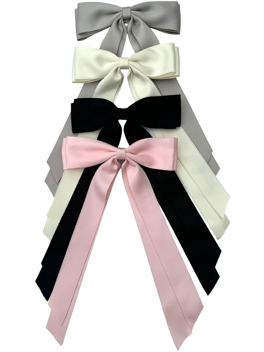 *Double Satin Streamer Hair Bow