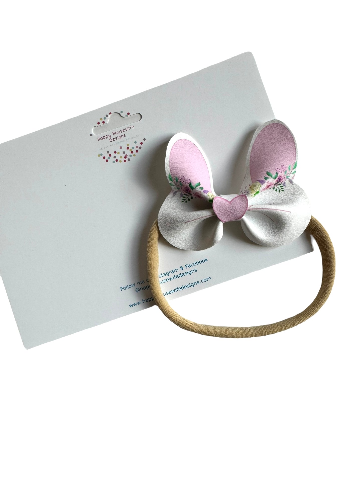 * Sweet Bunny Faux Leather Bows