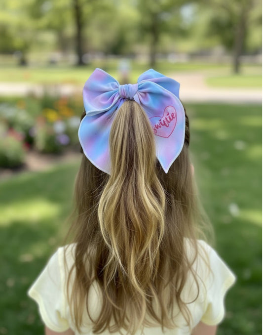 Swiftie Tie Dyed Hair Bows & Headbands – Concert & Everyday Fan Accessories