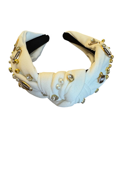 Football Rhinestone Headbands