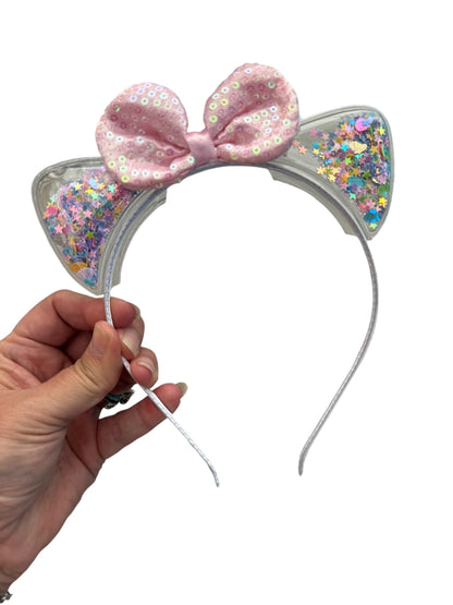 *Glitter Shaker Cat Ear Headband