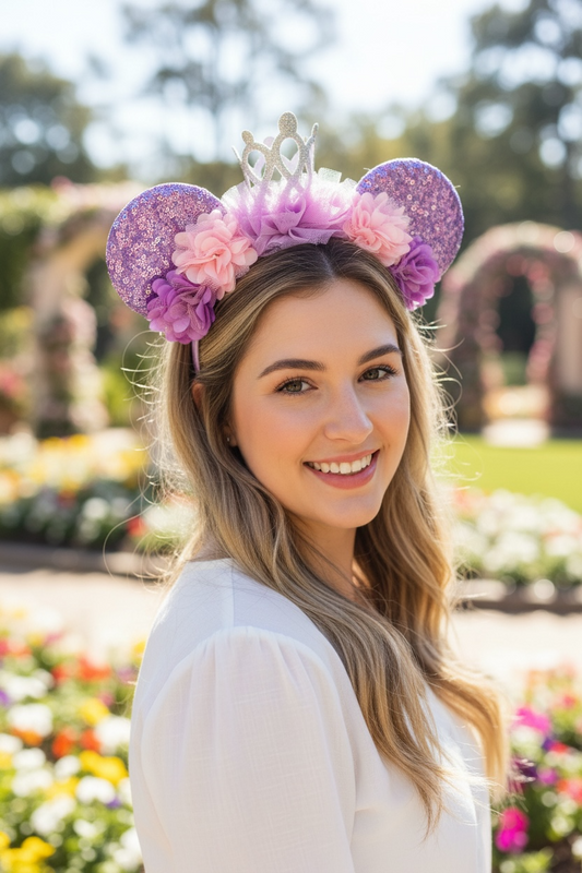 Crown Princess Mouse Ear Headbands