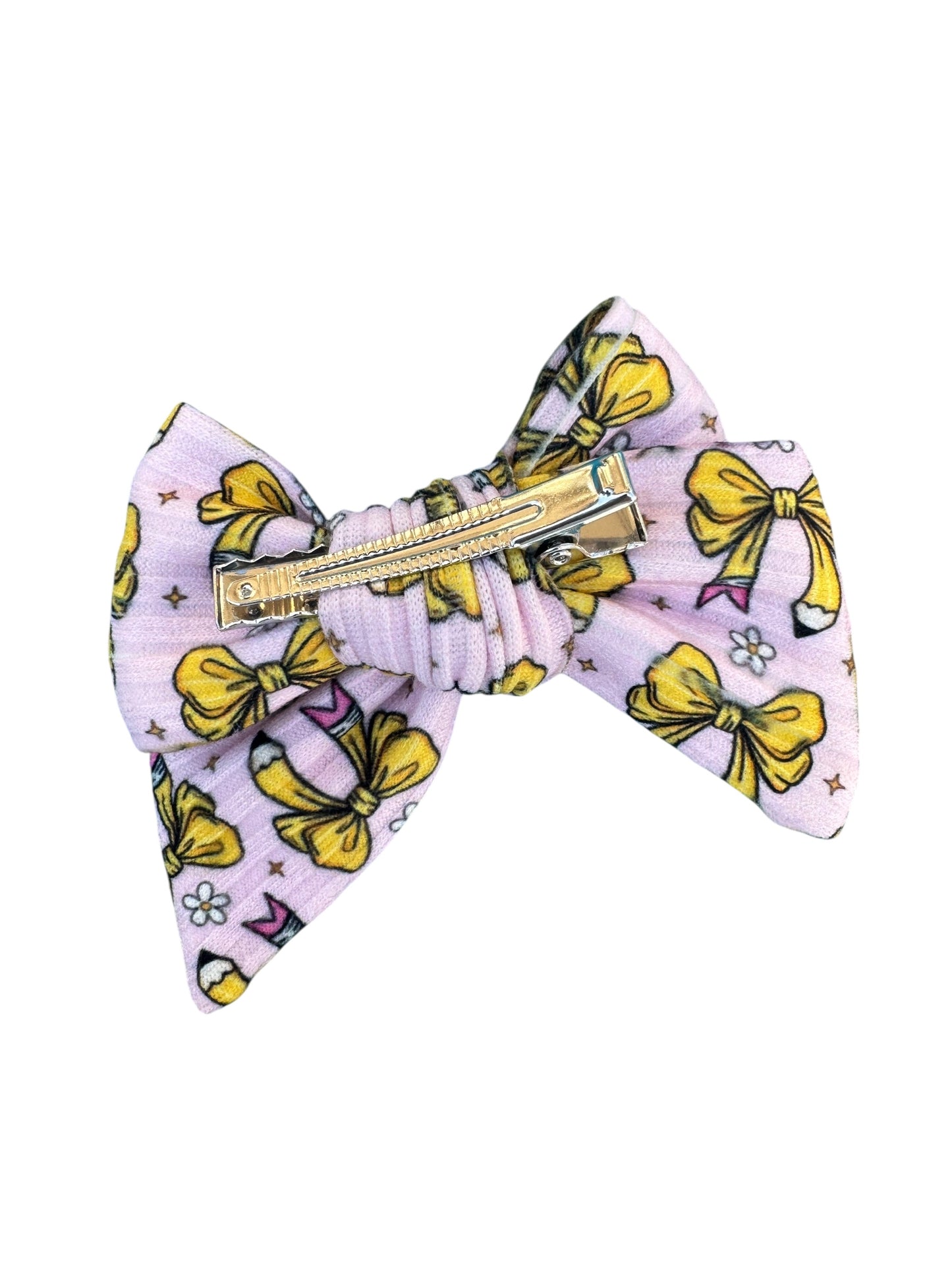 Pencil Bow Hair Bows for Little Girls