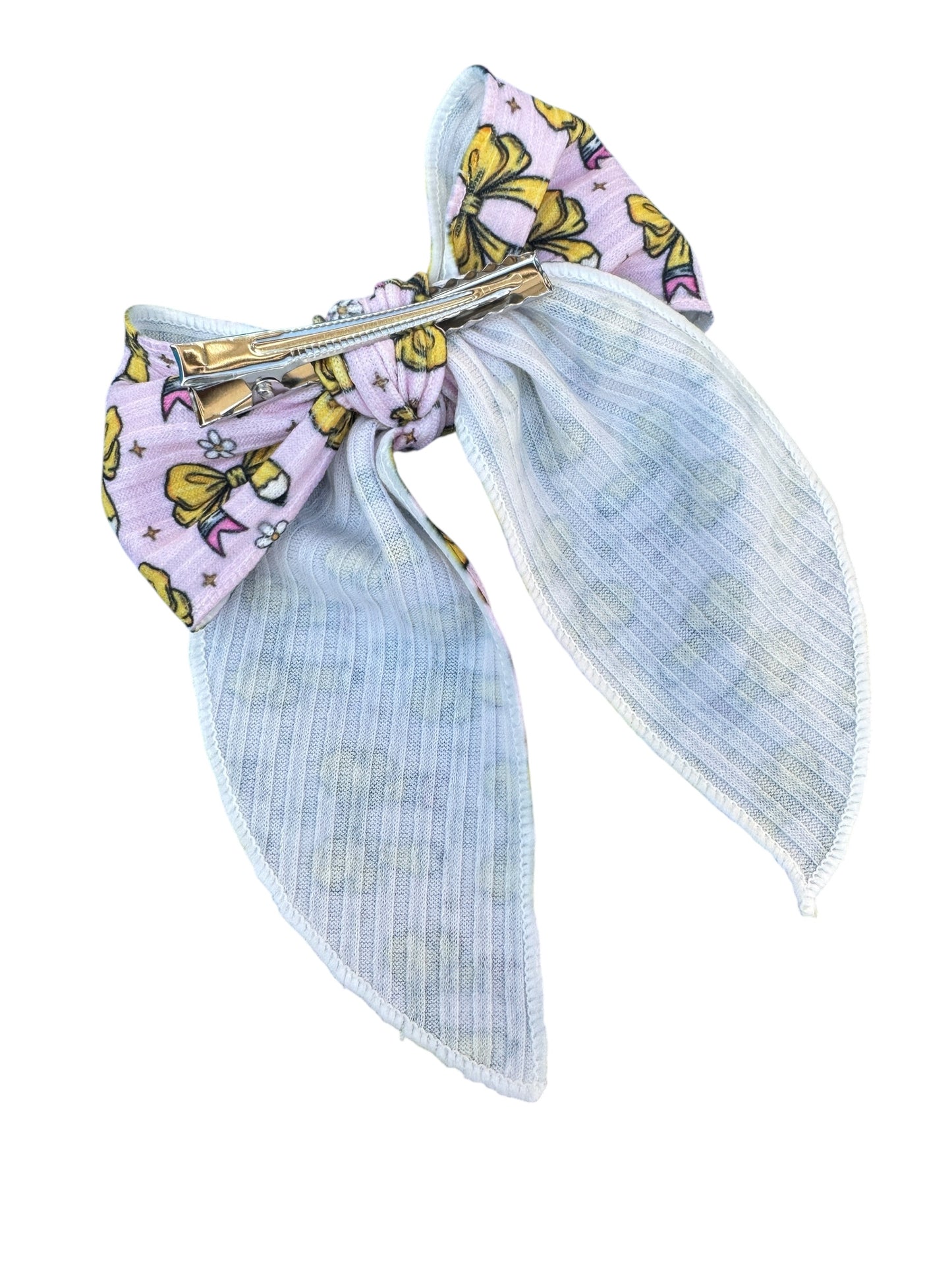 Pencil Bow Hair Bows for Little Girls