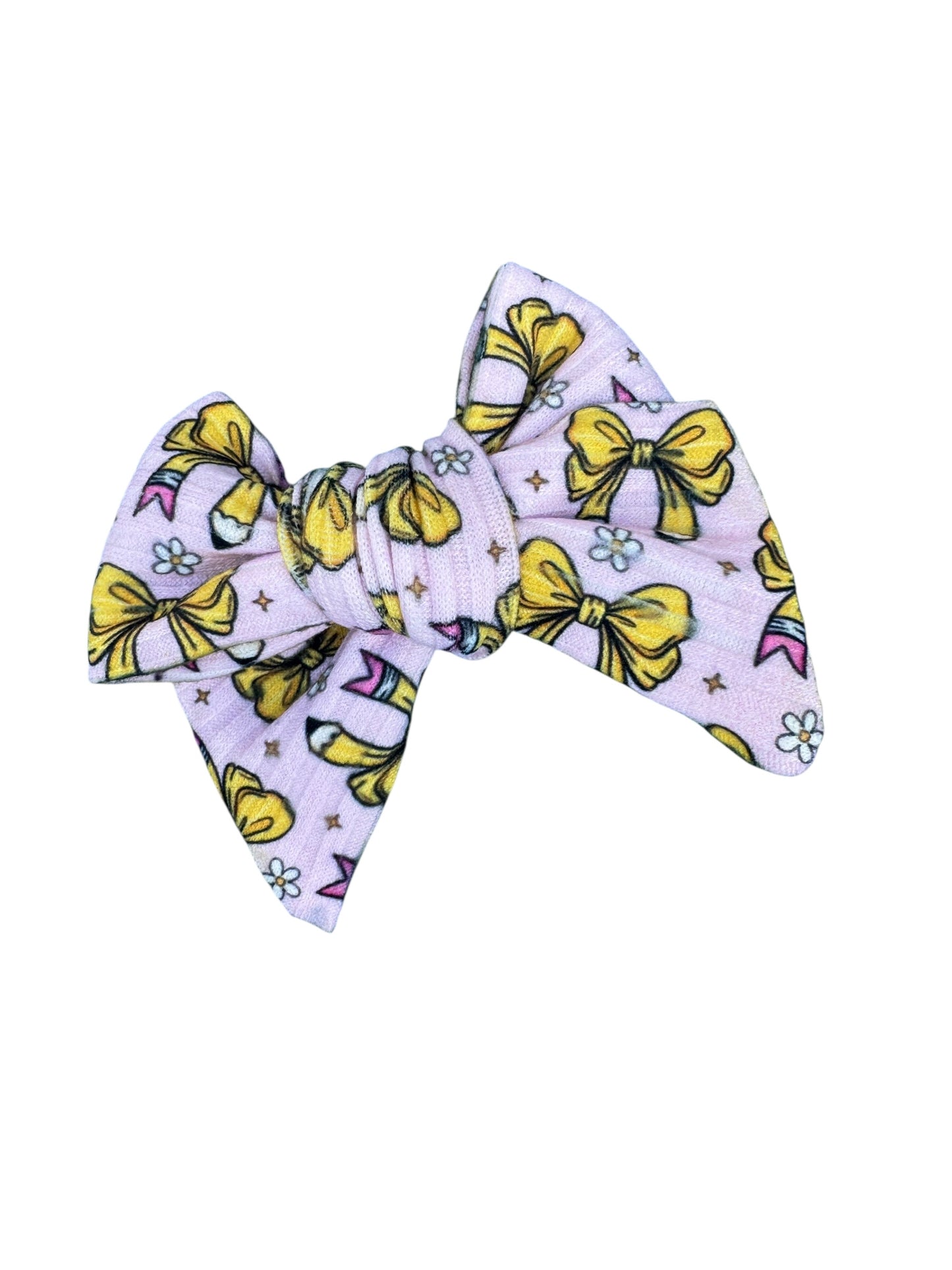 Pencil Bow Hair Bows for Little Girls