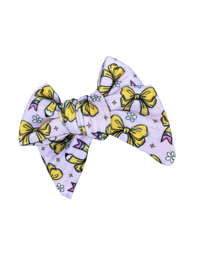 Pencil Bow Hair Bows for Little Girls