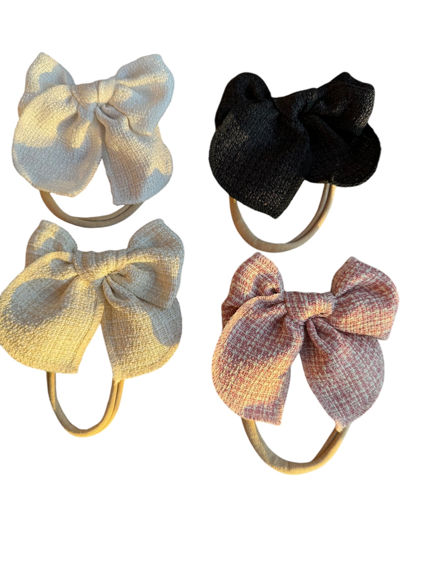 *Tweed Fable Hair Bows