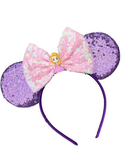 *Purple Mouse Ear Headbands