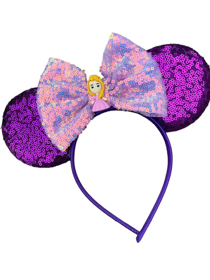 *Purple Mouse Ear Headbands