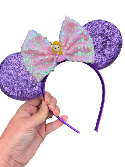 *Purple Mouse Ear Headbands