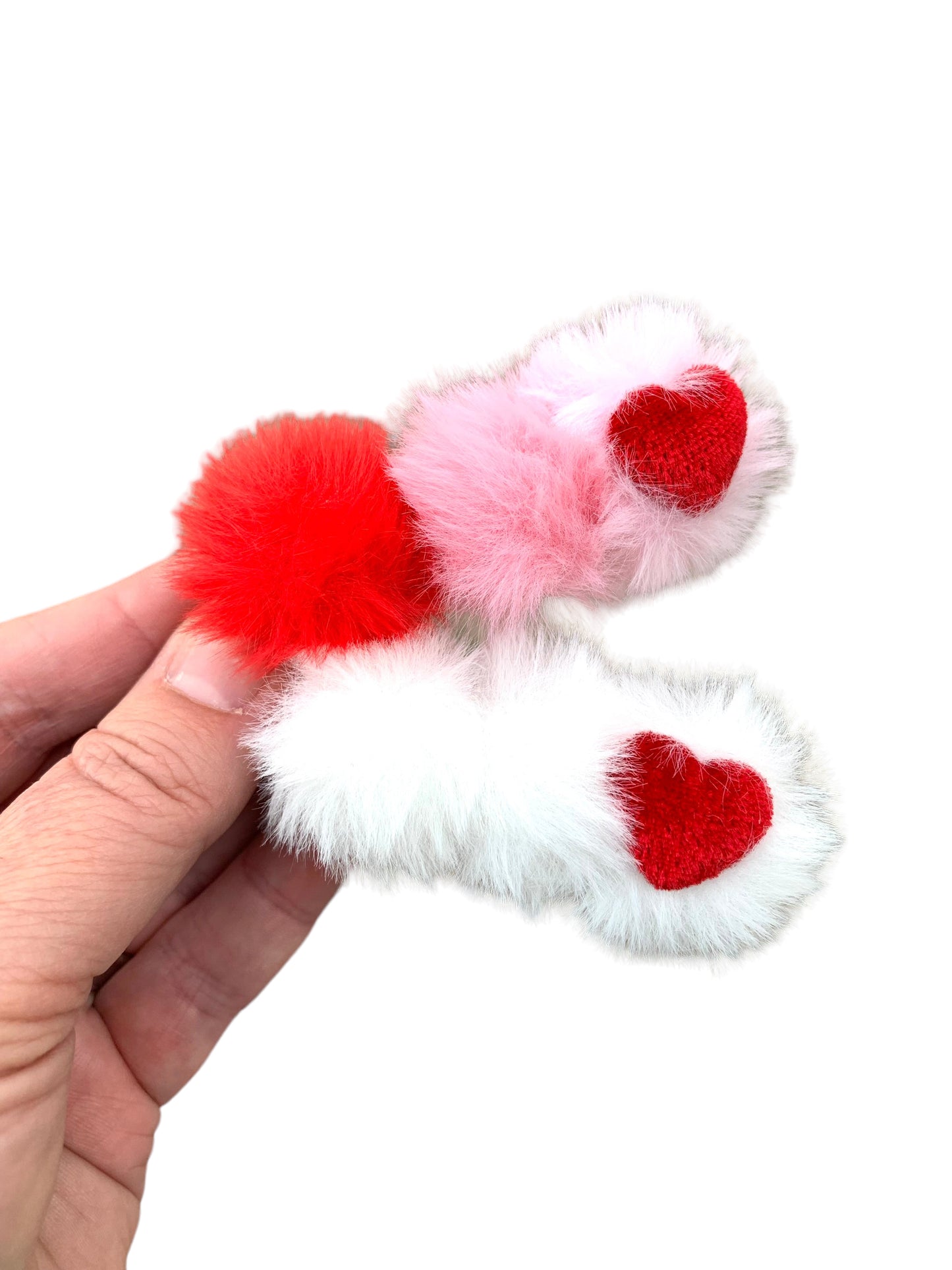 *Valentine’s Pom Pom Clips